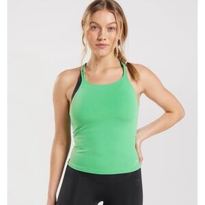 GYMSHARK Apple Green Studio Tank Size large Regular Fit